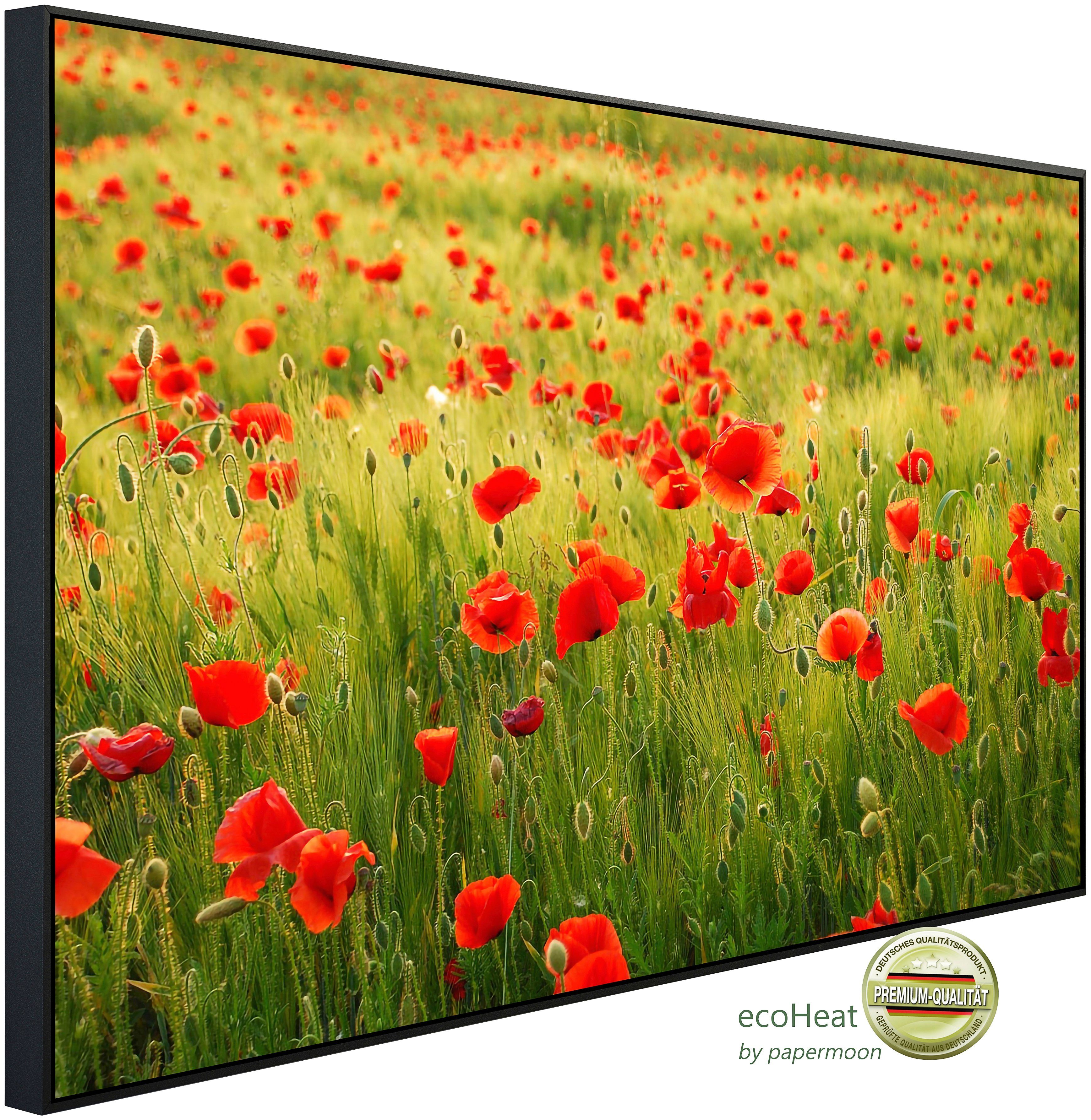 Papermoon Infrarotheizung Mohnfeld, sehr angenehme Strahlungswärme