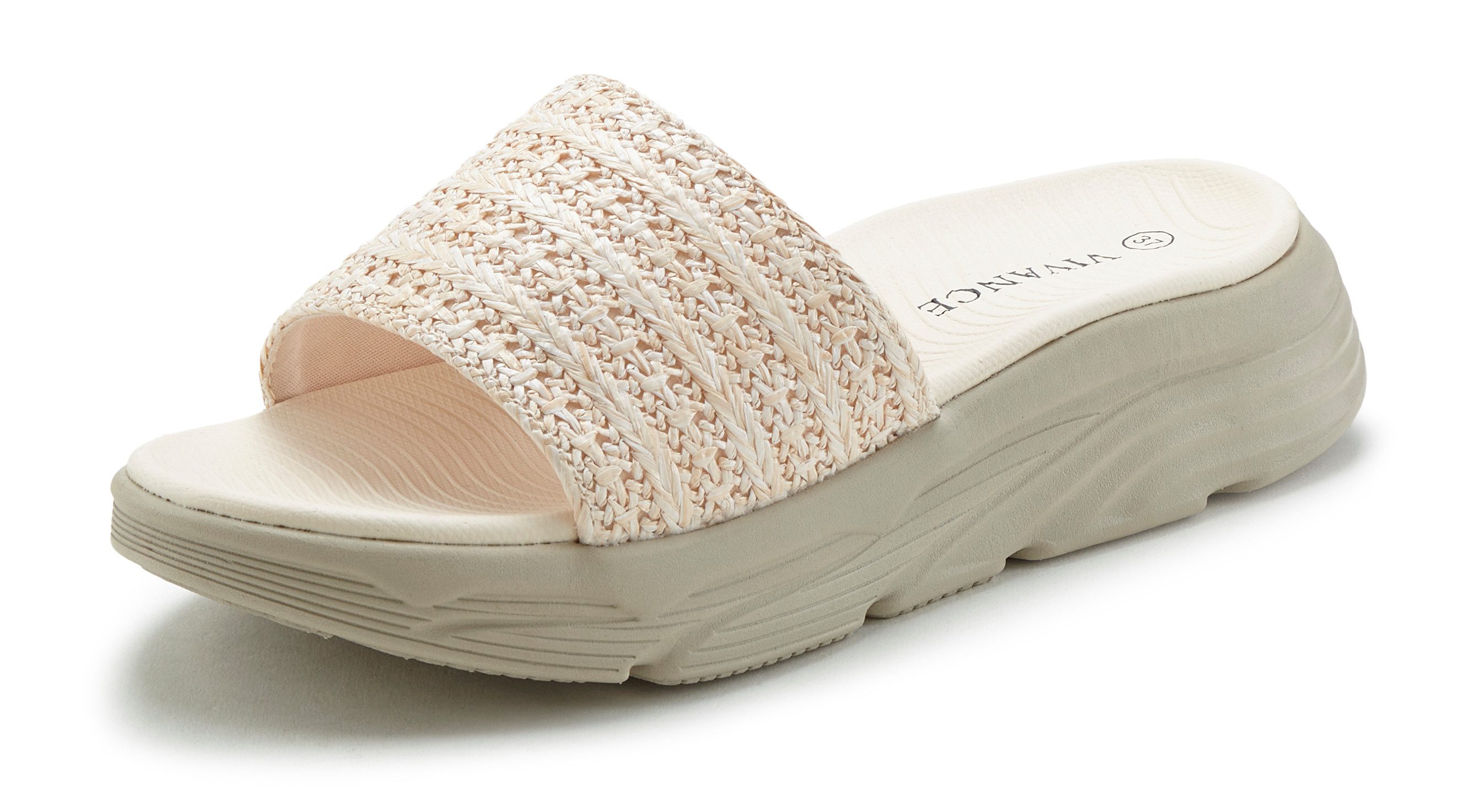 Vivance by Lascana Mule, Sandale, Sommerschuh, offener Schuh, Pantolette NEU mit modischer Sohle VEGAN