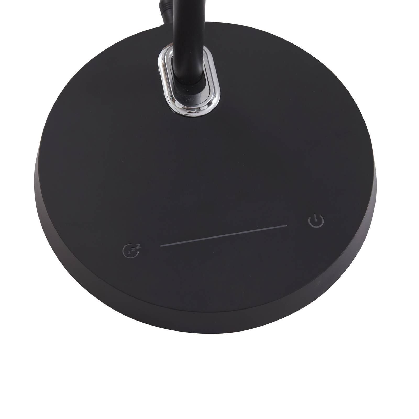Lindby Schreibtischlampe Valtorin, LED, Kunststoff Schwarz universalweiß IP20, 1 x 7,2 W LED, universalweiß