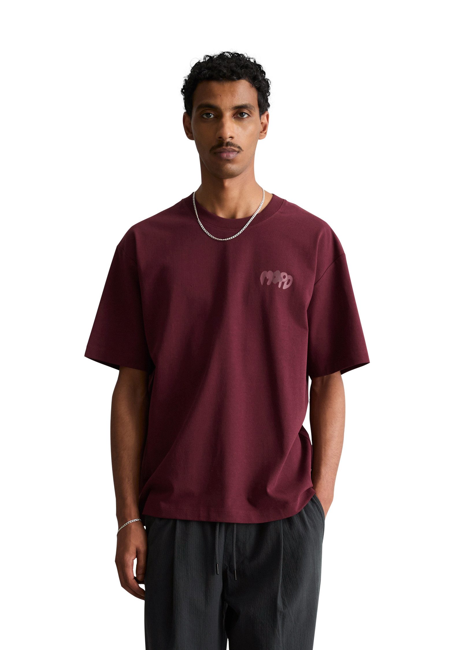 Marc O'Polo DENIM T-Shirt mit großem Rückenprint