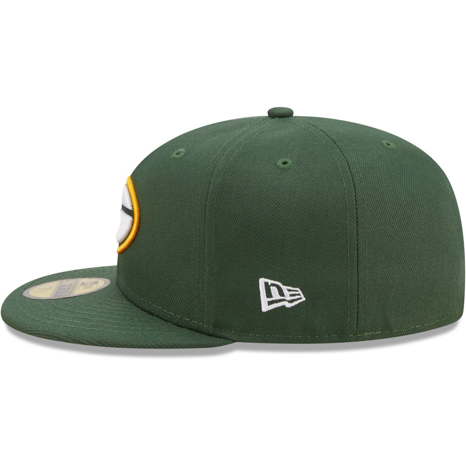 59Fifty Green Era Fitted SIDE Bay PATCH Cap New Packers