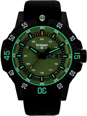 Traser Quarzuhr Traser H3 110727 P99 Q Tactical Green Herrenuhr 46