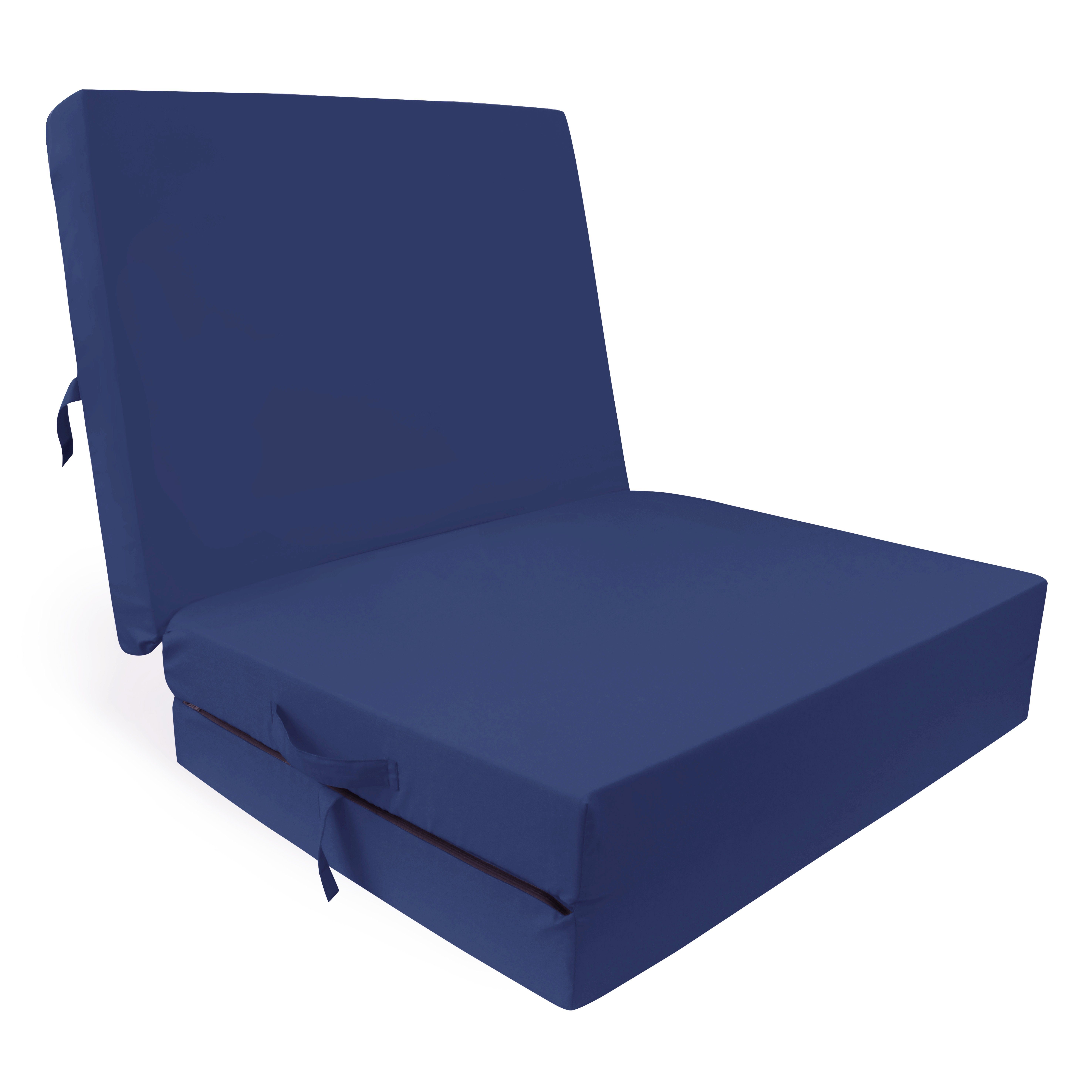 Klappmatratze Junior marineblau, Maße 190x60 cm, günstig online kaufen