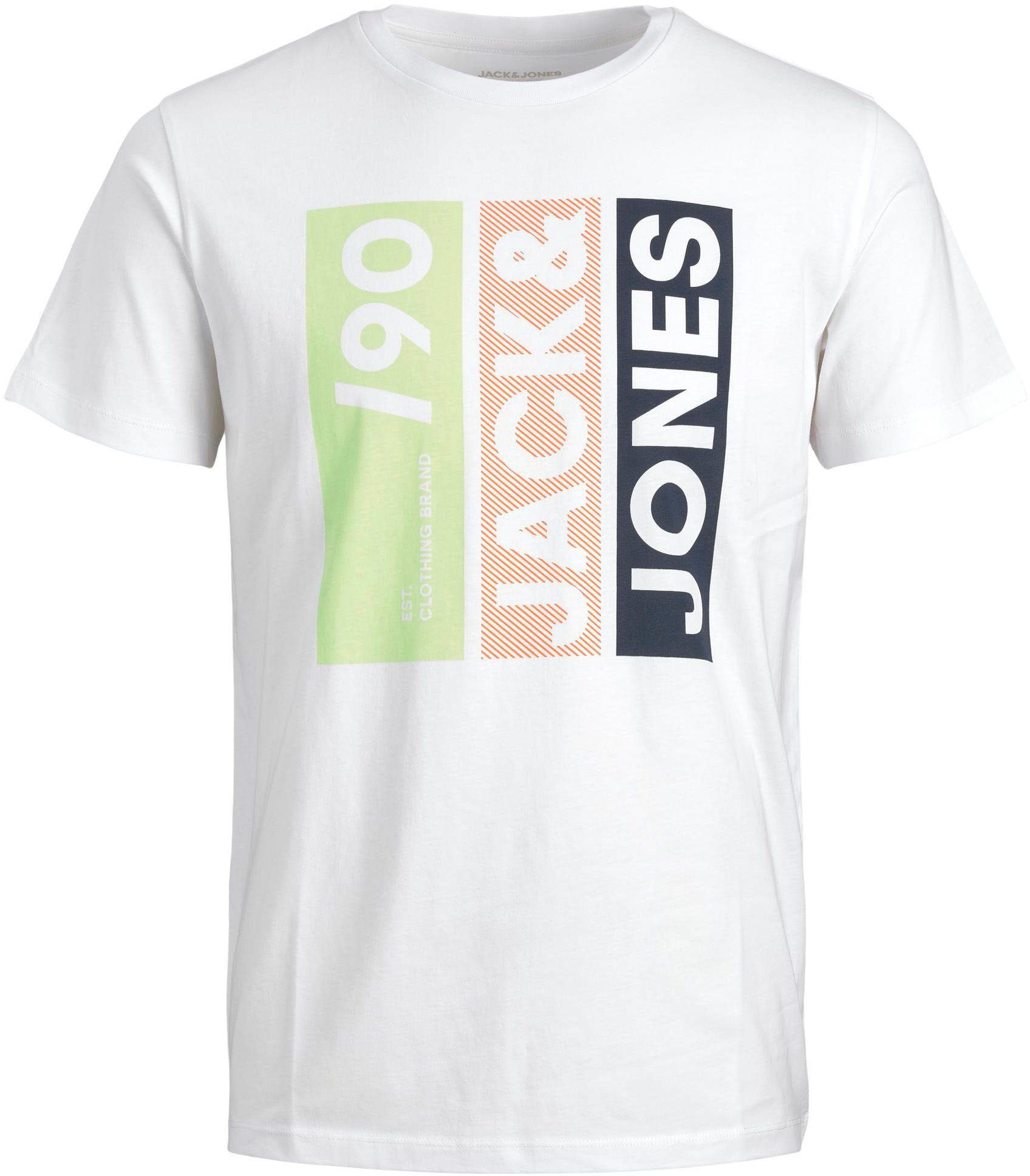 Jack & Jones Junior T-Shirt JJJIO TEE SS CREW NECK weiß | T-Shirts