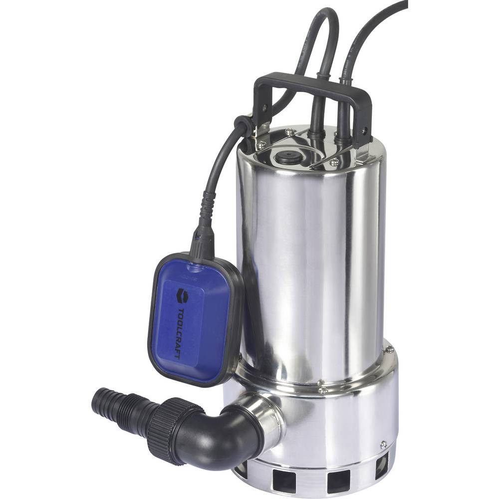 TOOLCRAFT Tauchpumpe Schmutzwasser-Tauchpumpe, 1100 W, 18500 l/h TO-9825720