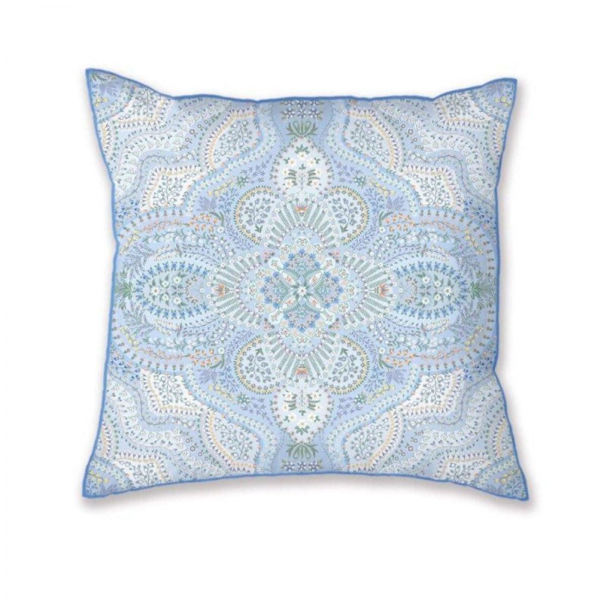 PiP Studio Kissenhülle Kissen Moon Flower Light Blue (53x53cm)