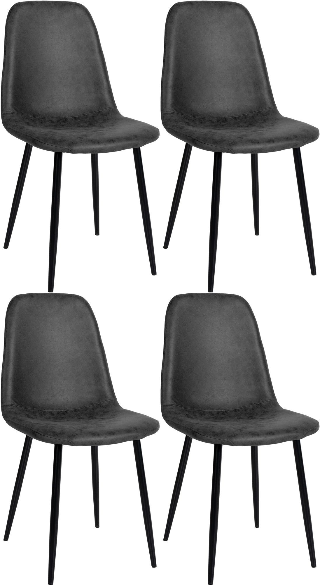 CLP Esszimmerstuhl Napier (4er Set), Metall, günstig online kaufen