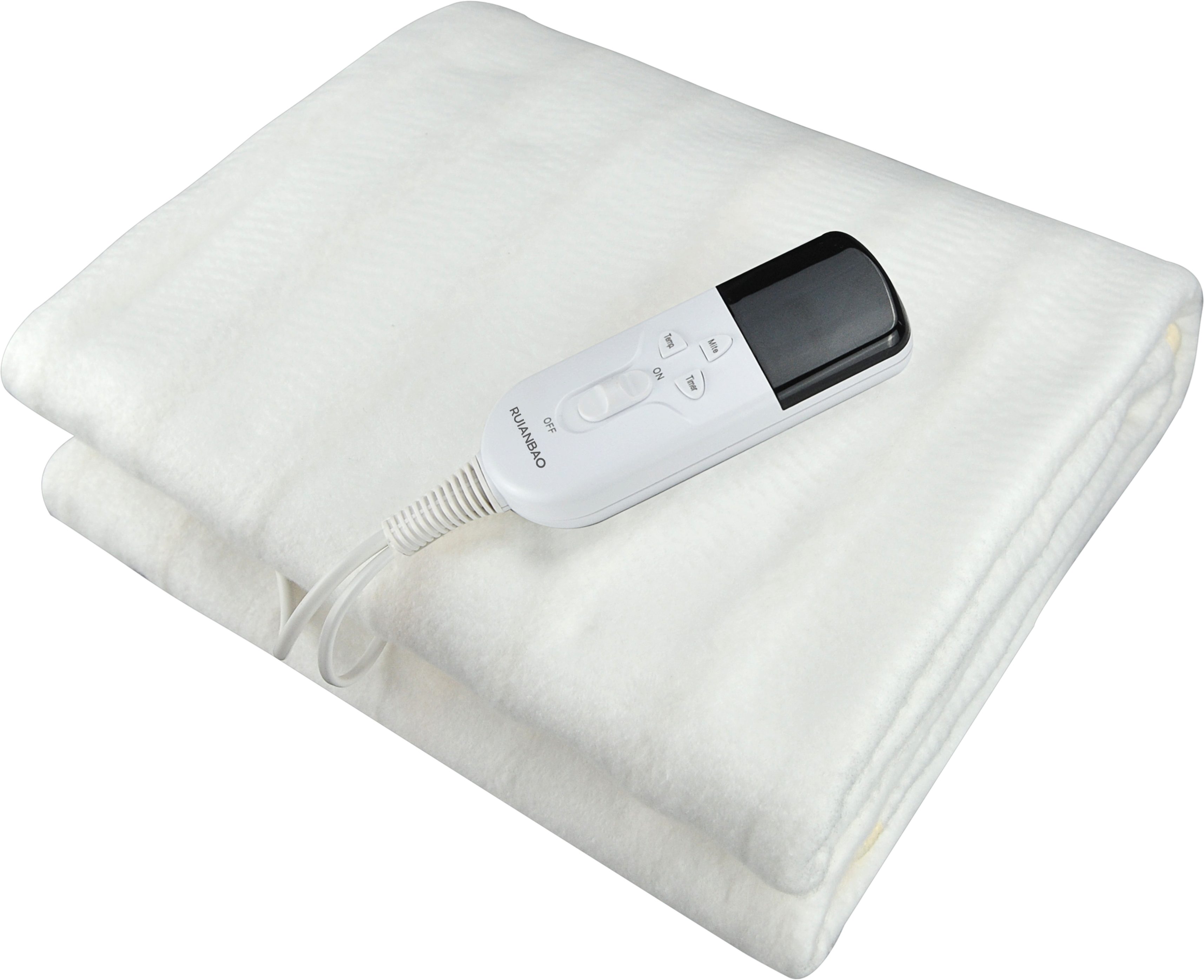 i@home Wärmeunterbett 150×80cm, 3 Wärmestufen (Maximum temperature 42°C), Set, Farbige Kartonverpackung, abnehmbarer Steckverbinder, Waschbar