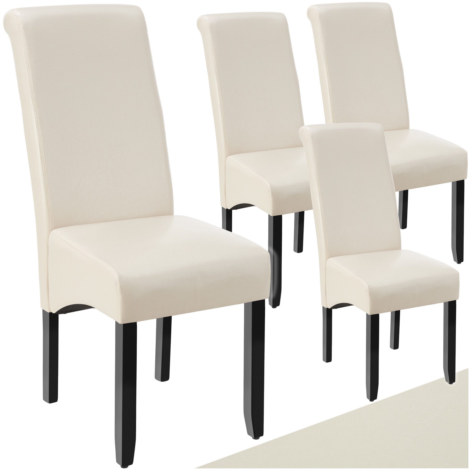 tectake Esszimmerstuhl (4er Set, 4 St), günstig online kaufen
