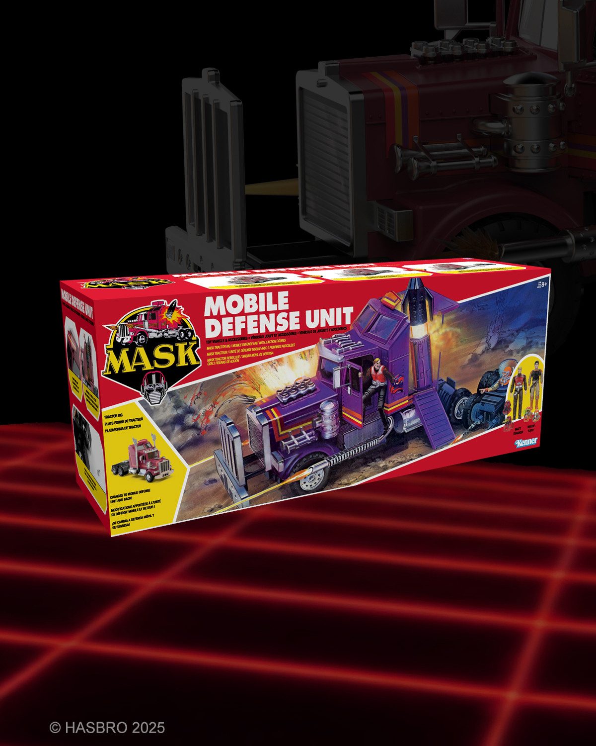 The Loyal Subjects Actionfigur M.A.S.K. Mobile Defense Unit (MDU) (Rhino) Fahrzeug & Actionfiguren – Bild 3 von 3