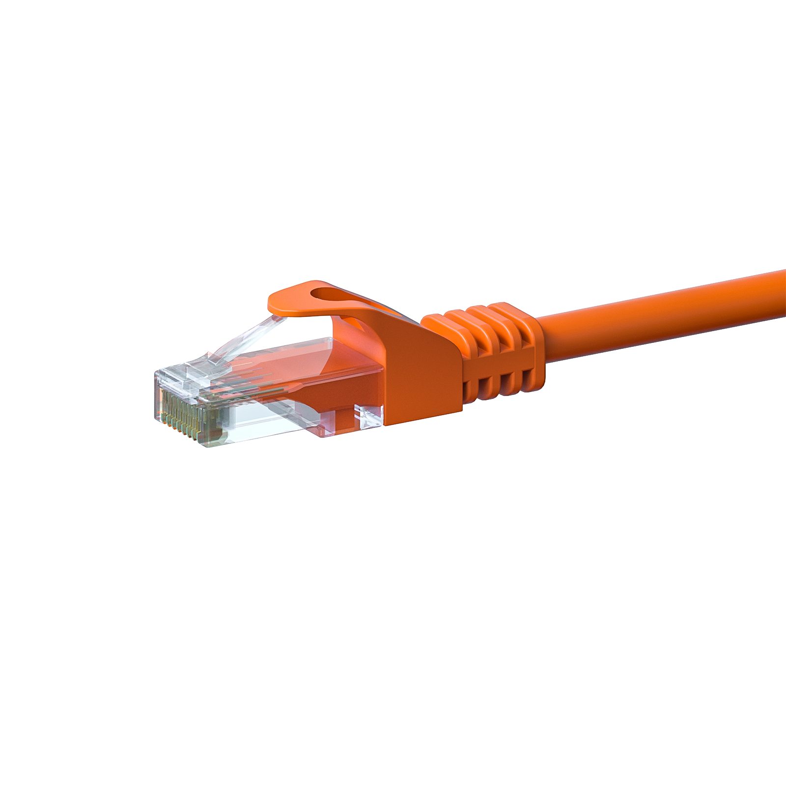 Danicom Danicom CAT 6 Netzwerkkabel U/UTP - 1 Meter - Orange - CCA Netzwerkkabel, RJ45, RJ45 (100 cm), Cat6, CCA