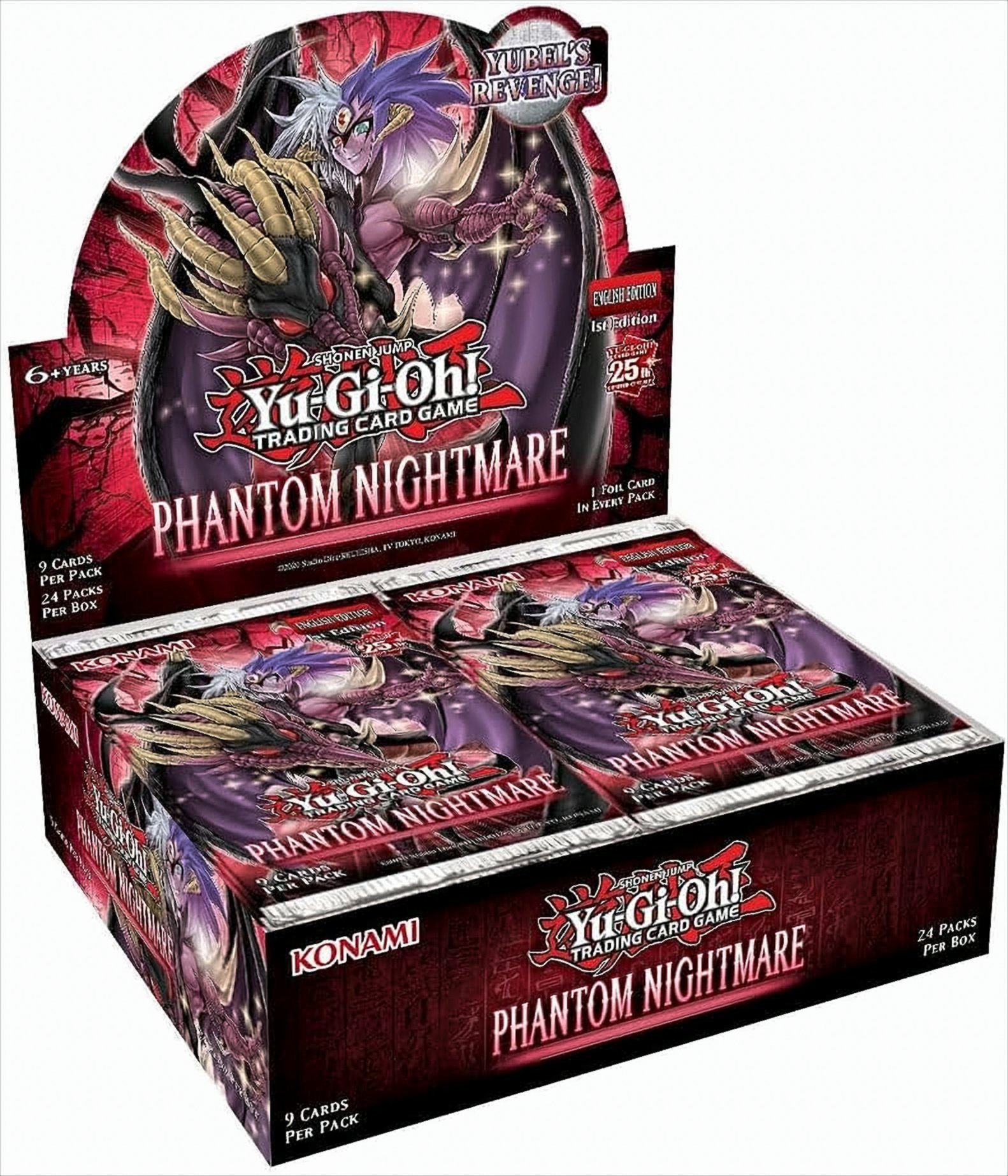 Konami Sammelkarte Yu-Gi-Oh! Phantom Nightmare Booster Display Englisch