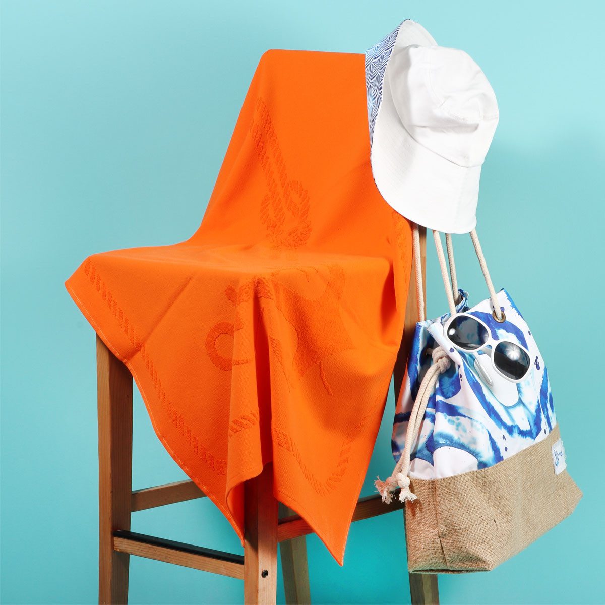 ANEMOSS Пляжные полотенца Anemoss Sail Strandhandtuch 70x140 cm Orange, (1-St)