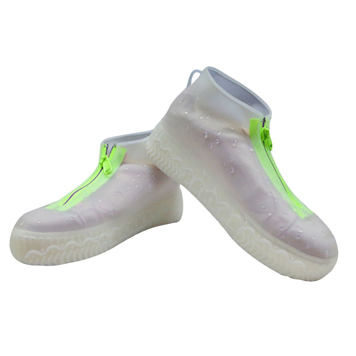 CTGtree Schuhüberzieher Wasserdicht Weiß XL Wiederverwendbare Schuhüberzieher