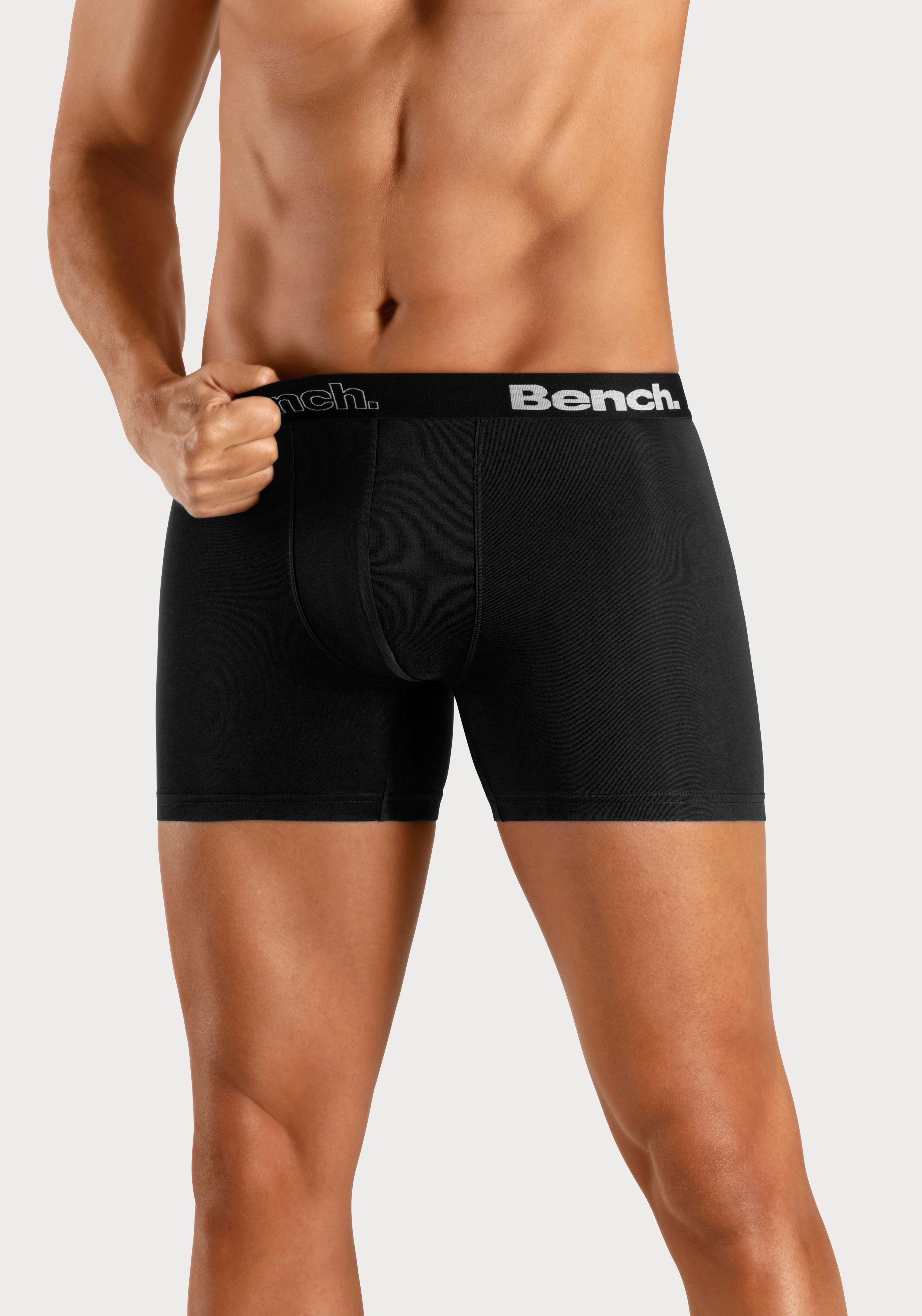 Bench. Langer Boxer Boxershorts für Herren (Packung, 4-St) Unterhosen mit L günstig online kaufen