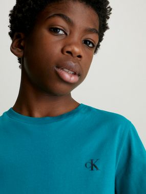 Calvin Klein Jeans T-Shirt 2-PACK MONOGRAM TOP (2-tlg) für Kinder bis 16 Jahre mit Logoprägung