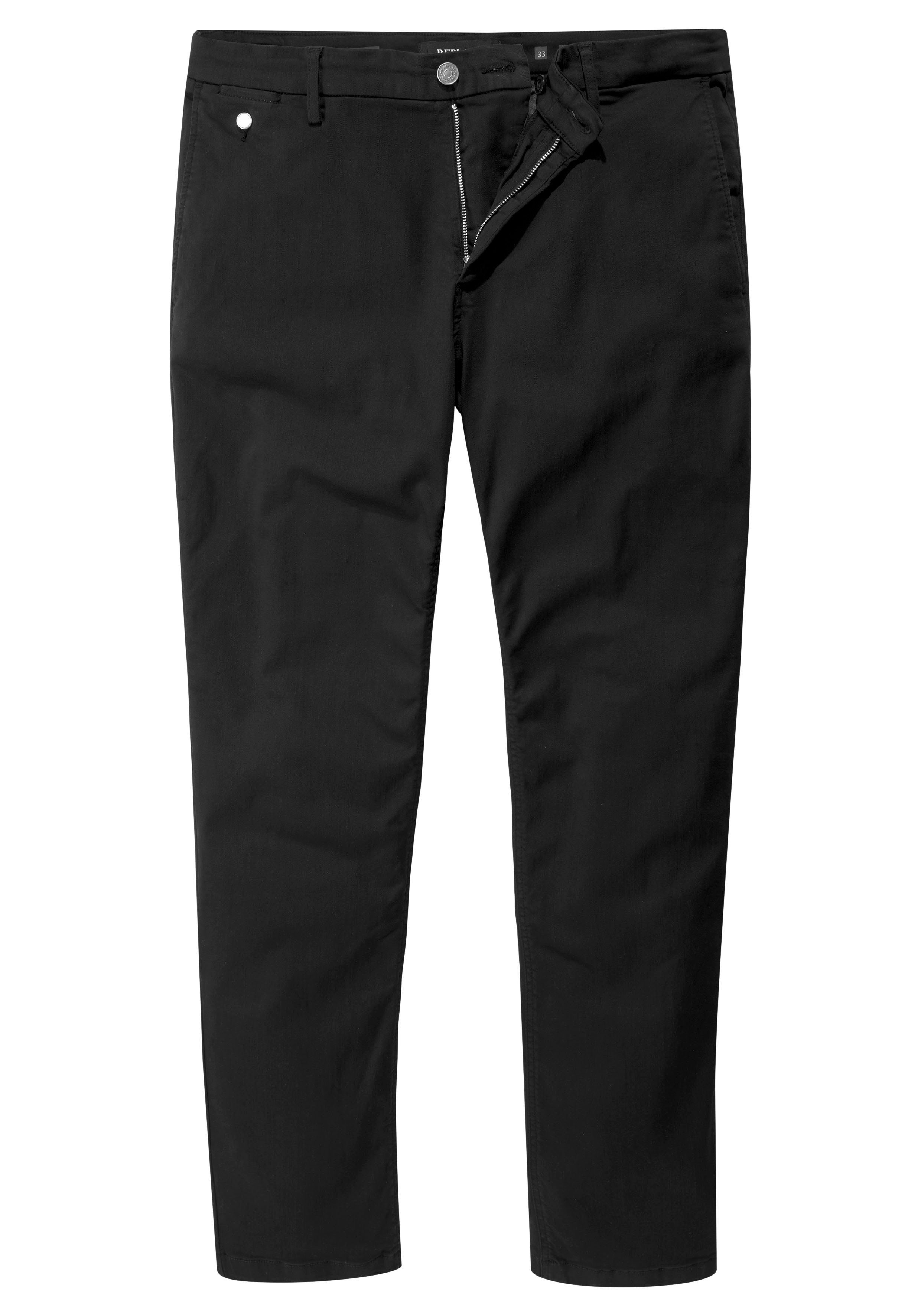 black Chinohose Benni Hyperflex Replay