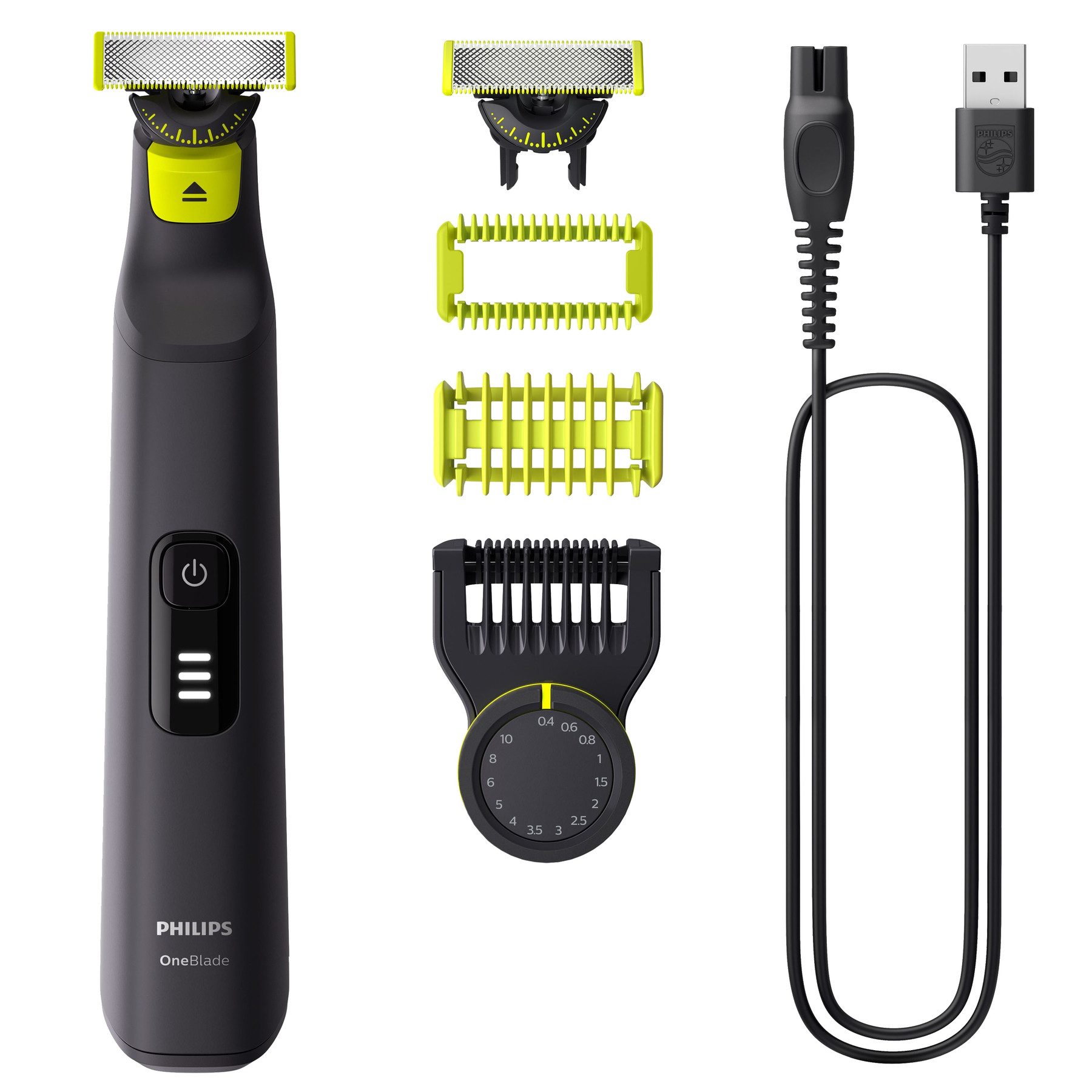 Philips Multifunktionstrimmer PHILIPS Bartschneider OneBlade Pro QP6542/15, günstig online kaufen