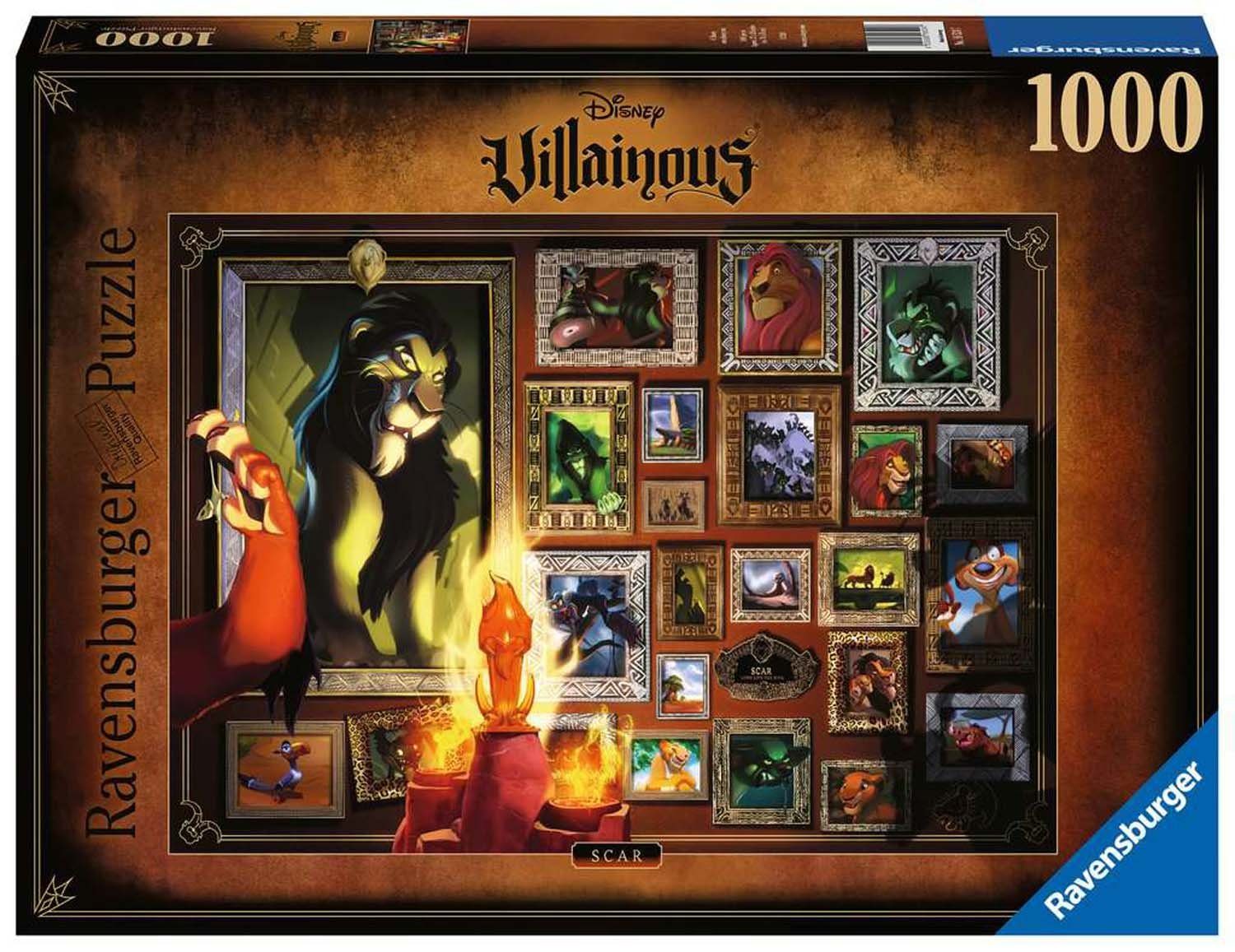 Ravensburger Puzzle Ravensburger 16524 - Villainous: Scar - 1000 Teile, Puzzleteile