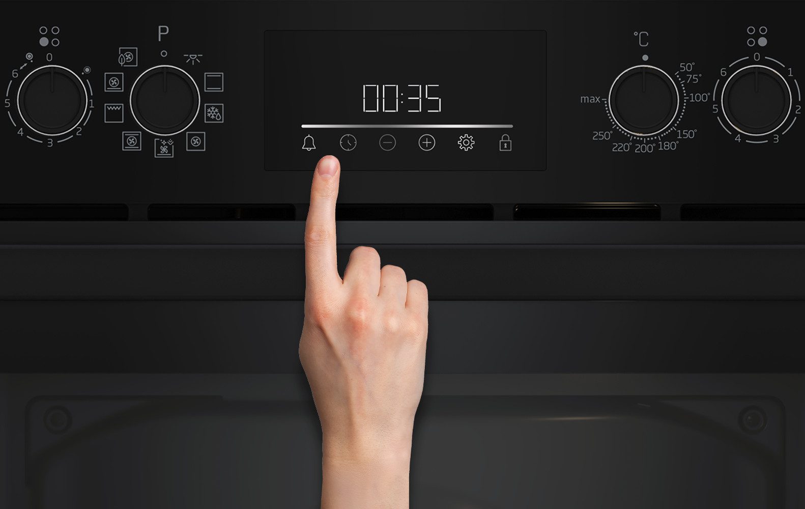 BEKO Backofen BCBIM17400BMP, mit 1-fach-Teleskopauszug, Mit AirFry knusprig frittieren im Ofen – ganz ohne zusätzliches Fett