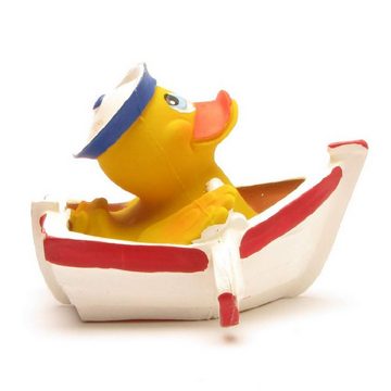 Lanco Badespielzeug Badeente - Ruderboot - Quietscheente