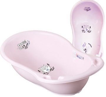 Tega-Baby Babybadewanne 4 Teile SET - FOX – Rosa - - Badeset Baby Wanne 86 cm, (Premium.set Made in Europe), = WANNE + BADESITZ + TÖPFCHEN + WC AUFSATZ