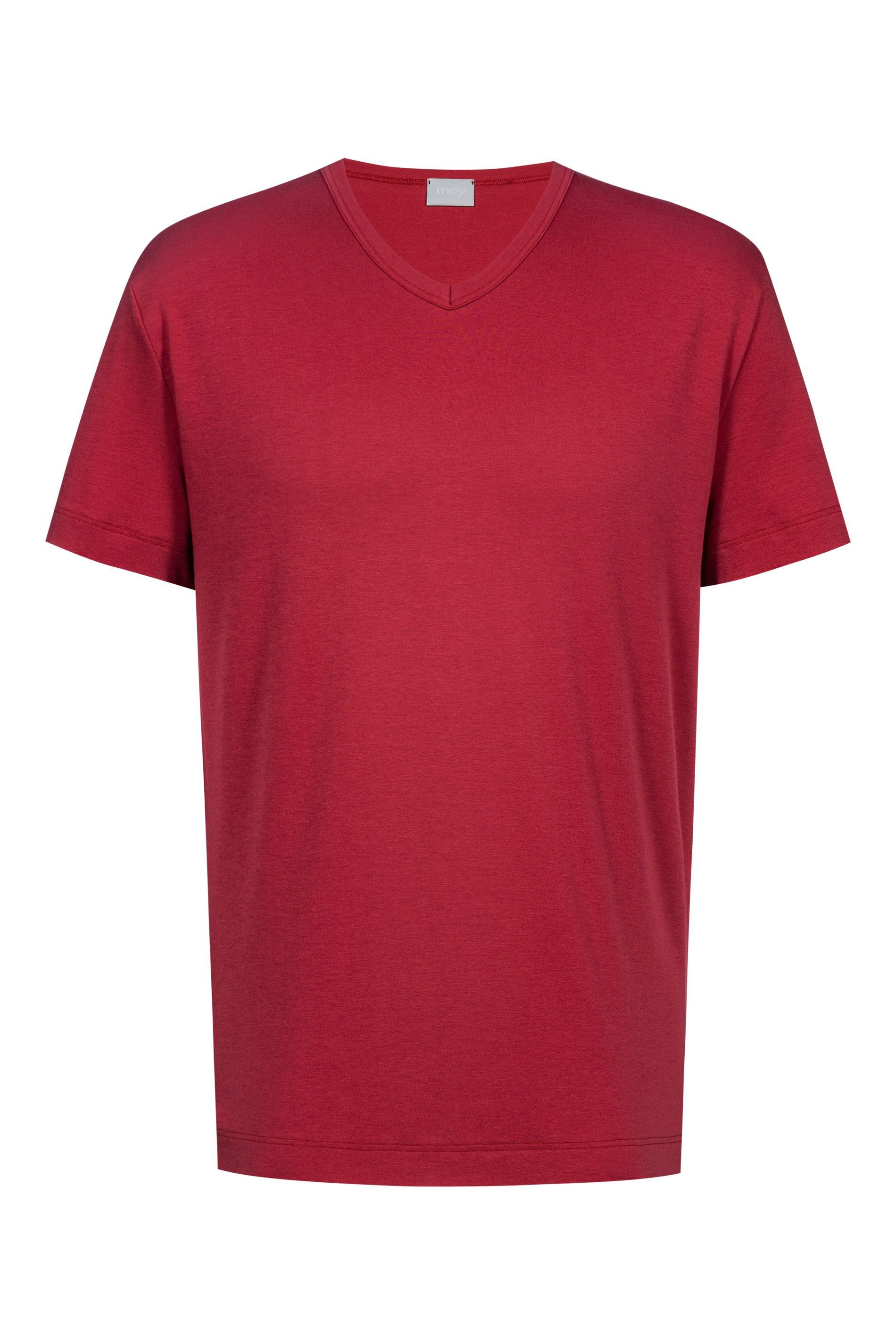 Pyjamaoberteil Mey Herren T-Shirt Serie Solid Night Uni T-Shirt