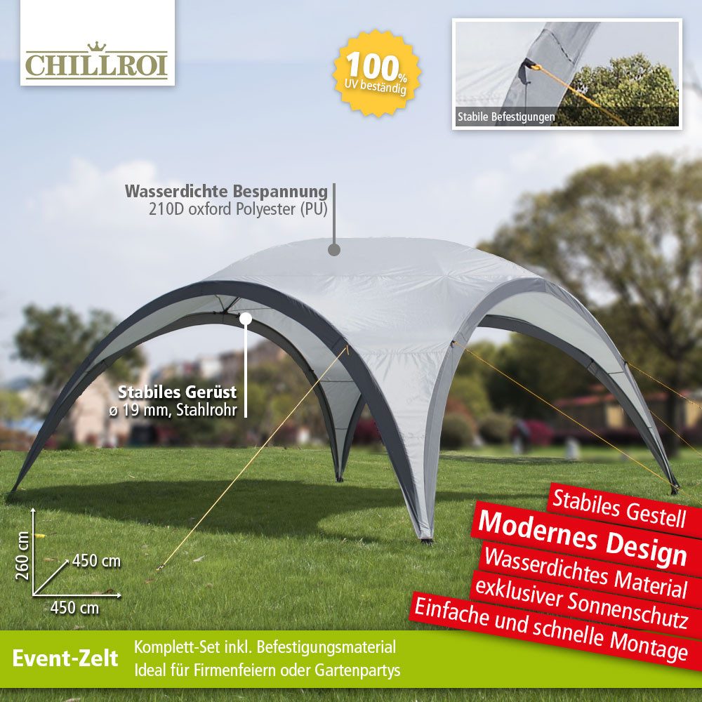 CHILLROI Pavillon Event Zelt ca. 450 günstig online kaufen