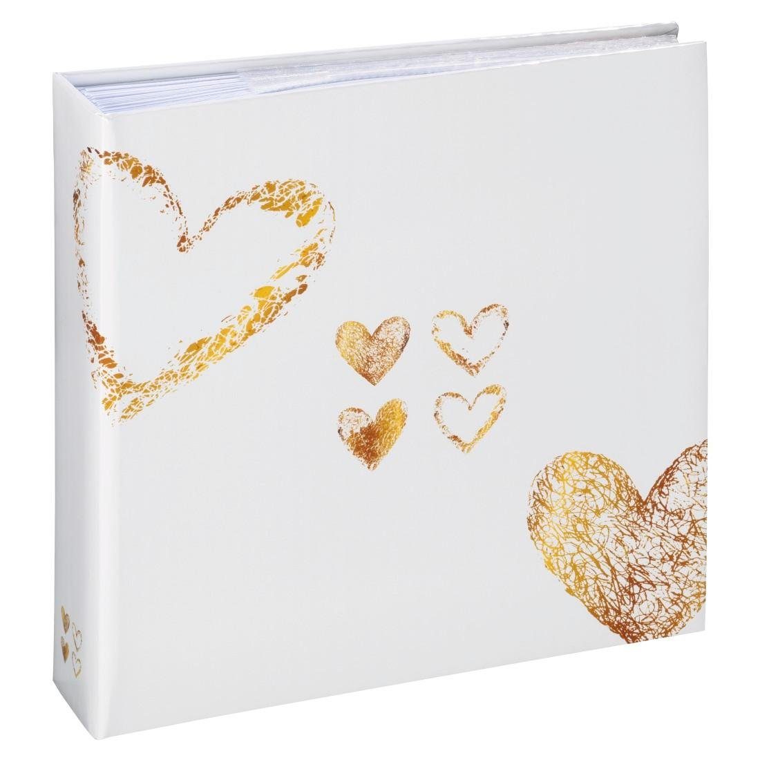 Hama Fotoalbum Lazise Fotoalbum 22,5 x 22,5 cm, 100 Seiten, Album, Gold