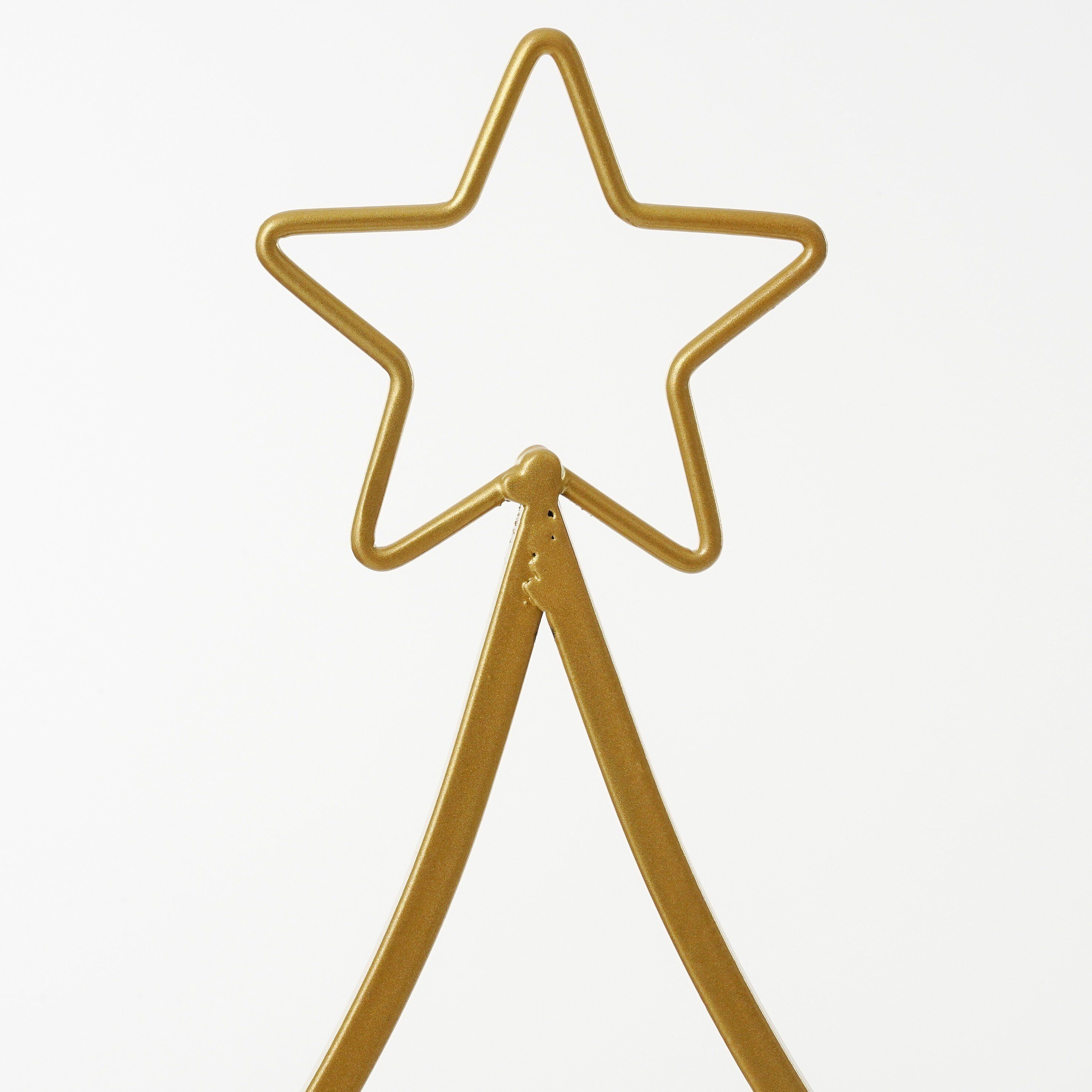 Mica Decorations Hänge-Weihnachtsbaum Mica Decorations Dekoration Baum gold - l40xb12xh78,5cm