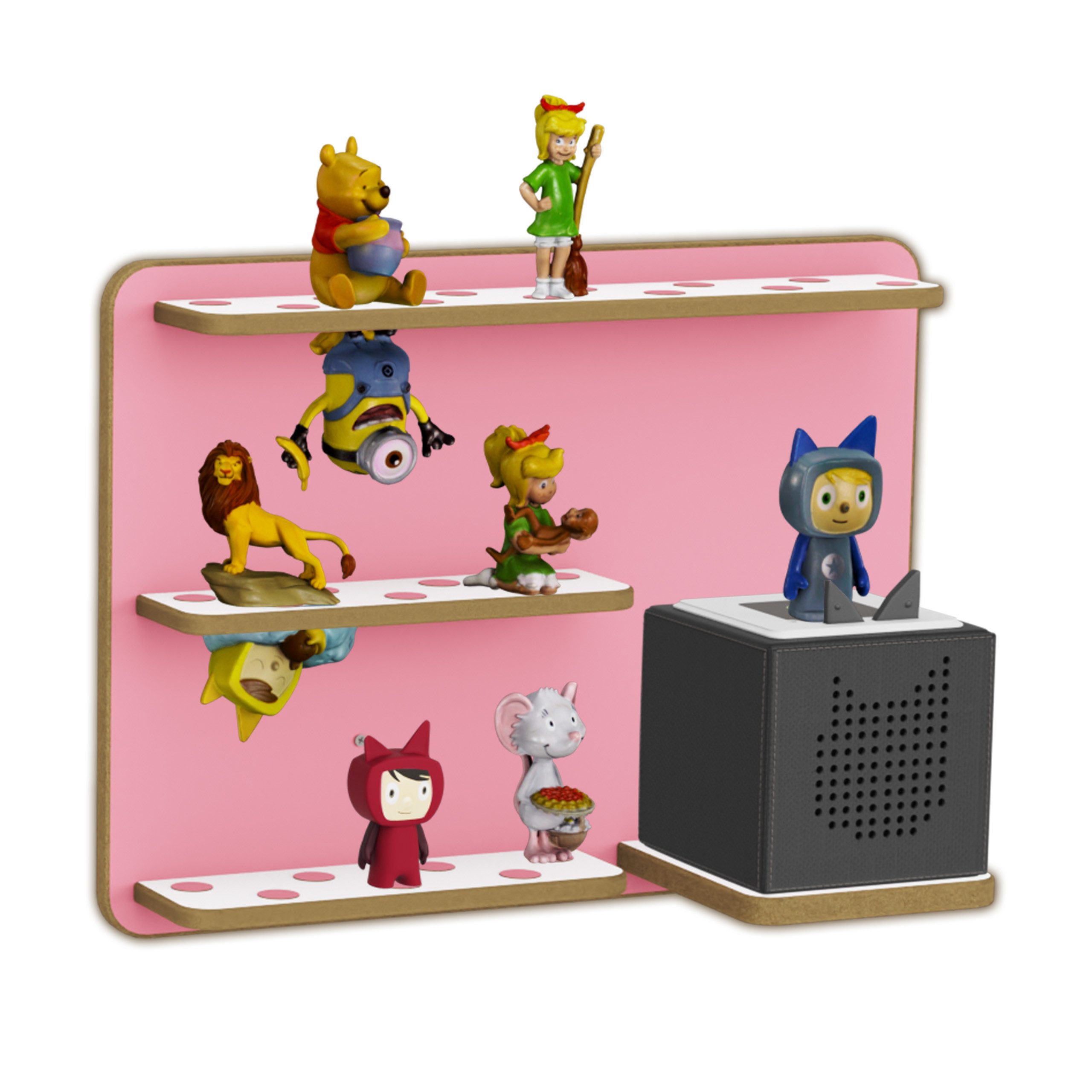 Holzura Kinderregal Regal für Toniebox, Aufbewahrung für Toniefiguren günstig online kaufen