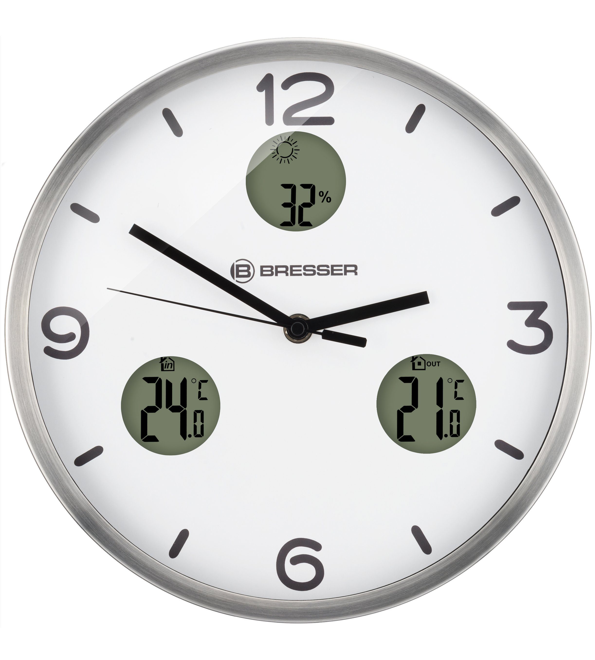 BRESSER Wanduhr MyTime io NX Wanduhr 30cm