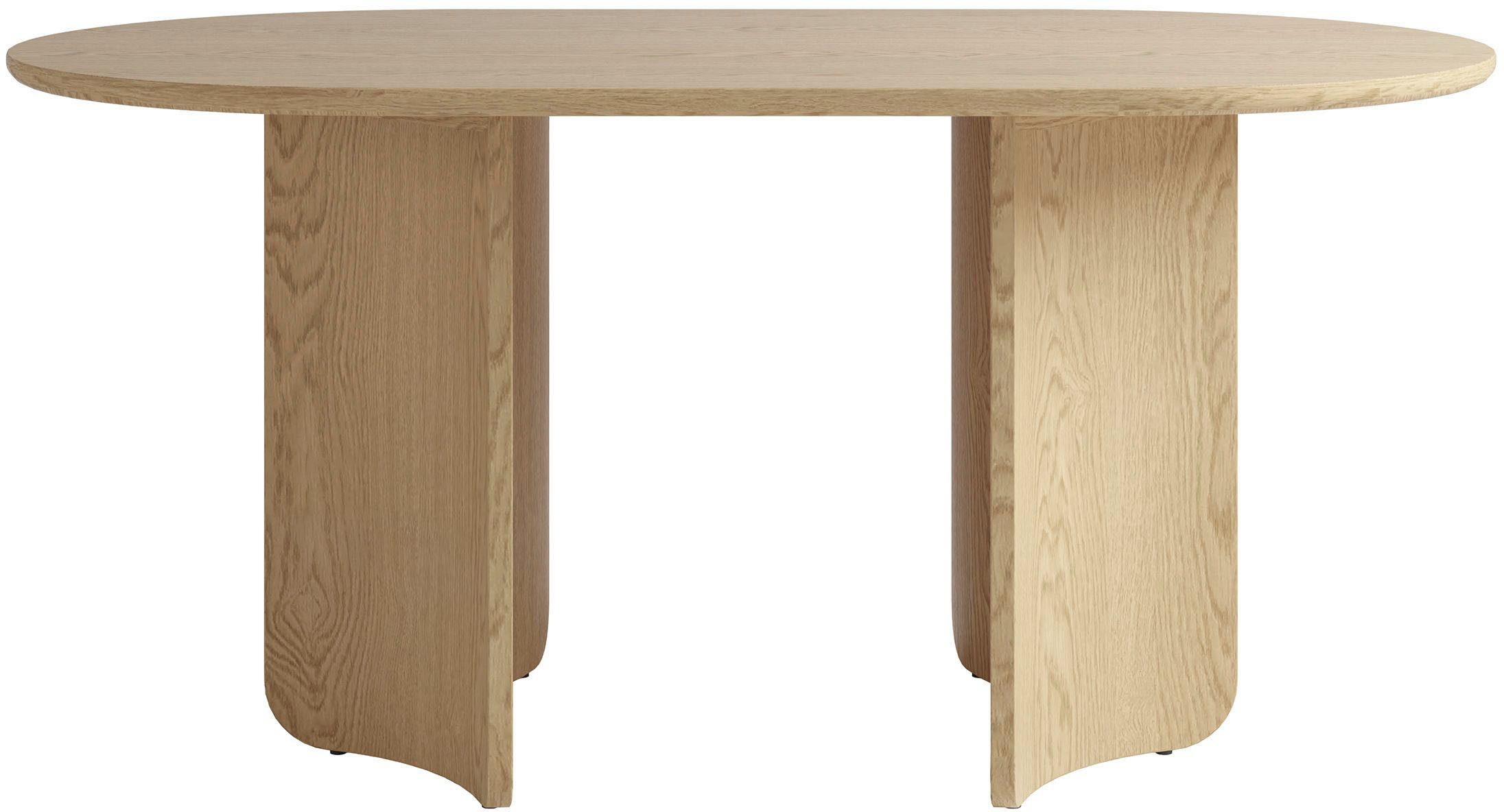 SCHÖNER WOHNEN-Kollektion Esstisch GRIMSTAD (1-St), in 160 cm oder 200 cm, mit variabel montierbarem Untergestell