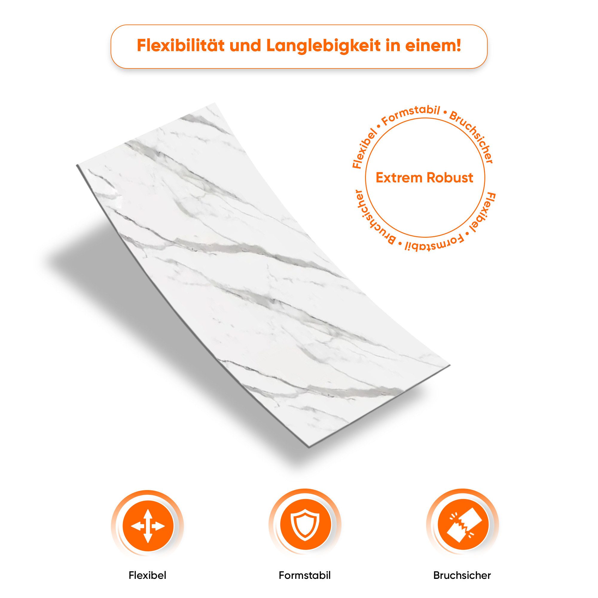 IZODEKOR 3D Wandpaneel IZODEKOR Deckenhohe 3D Marmor Wandpaneel