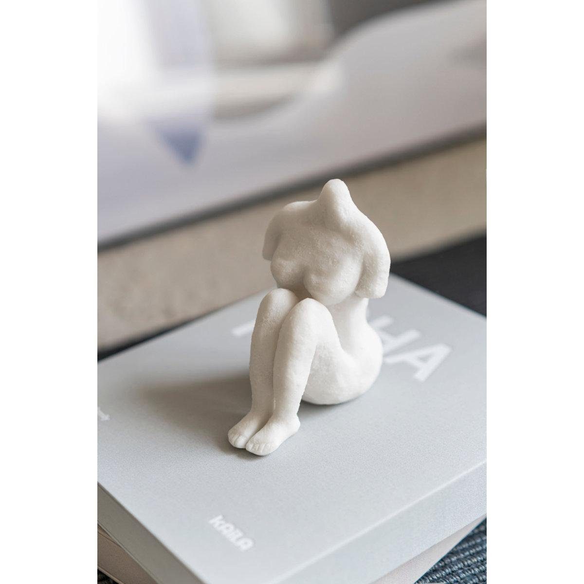 Skulptur Skulptur Woman Sitting Piece Art Ditmer Mette Off-White