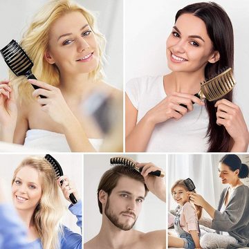 Dilara Haarbürste PREMIUM Haarbürste Entwirrkamm Wildschweinborsten für alle Haartypen