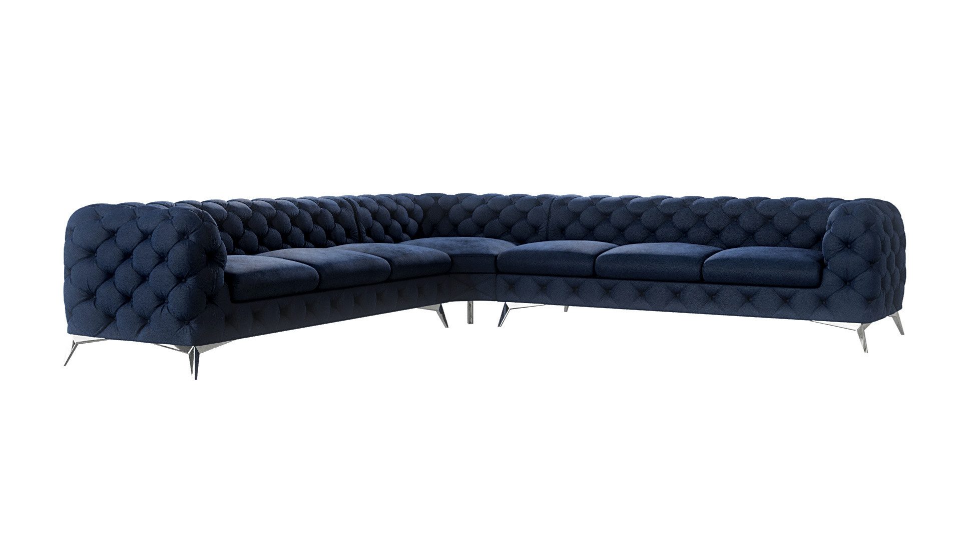 S-Style Möbel Ecksofa Kalina, Chesterfield mit günstig online kaufen