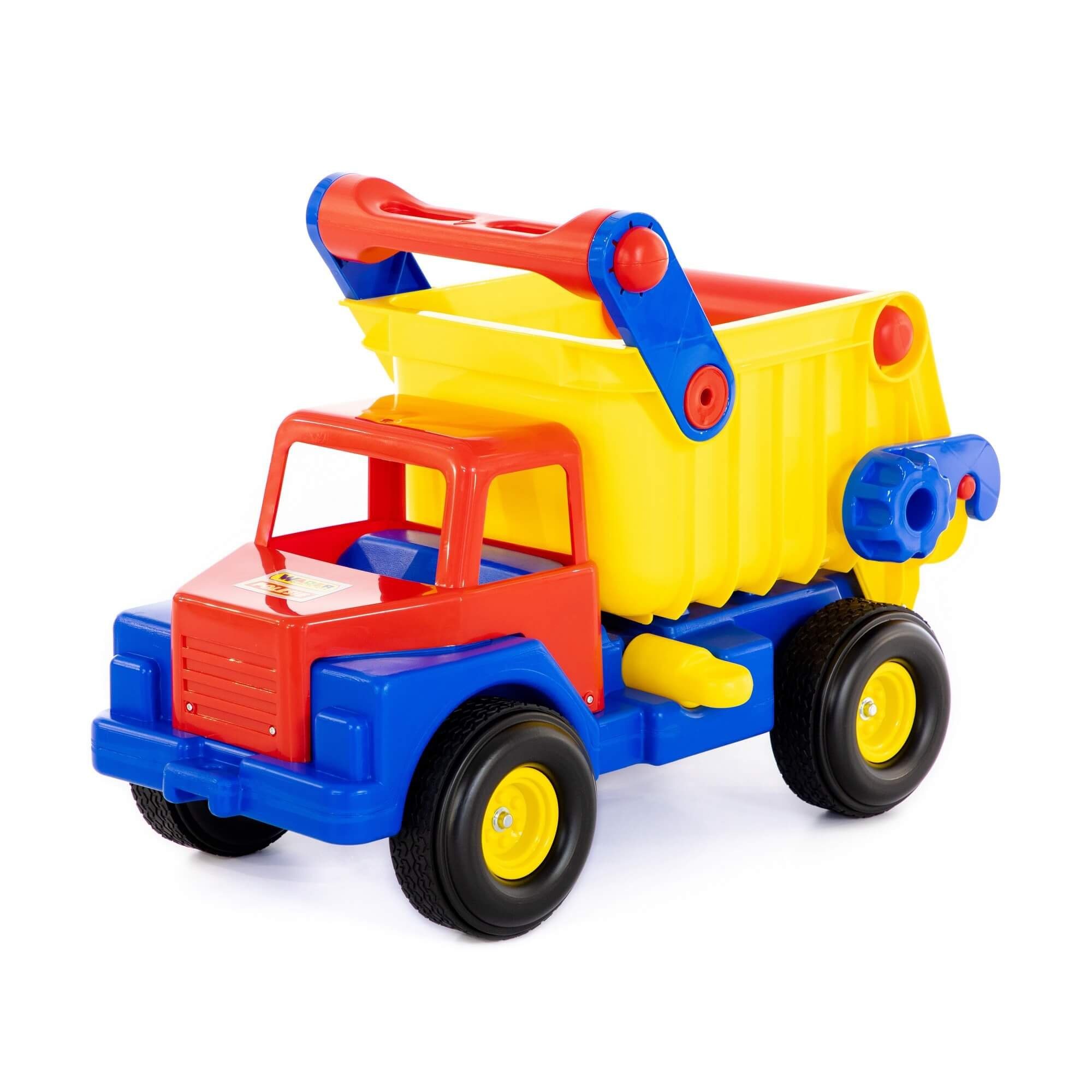 WADER QUALITY TOYS Spielzeug-Kipper Truck No. 1 Lastwagen LKW mit  Gummireifen
