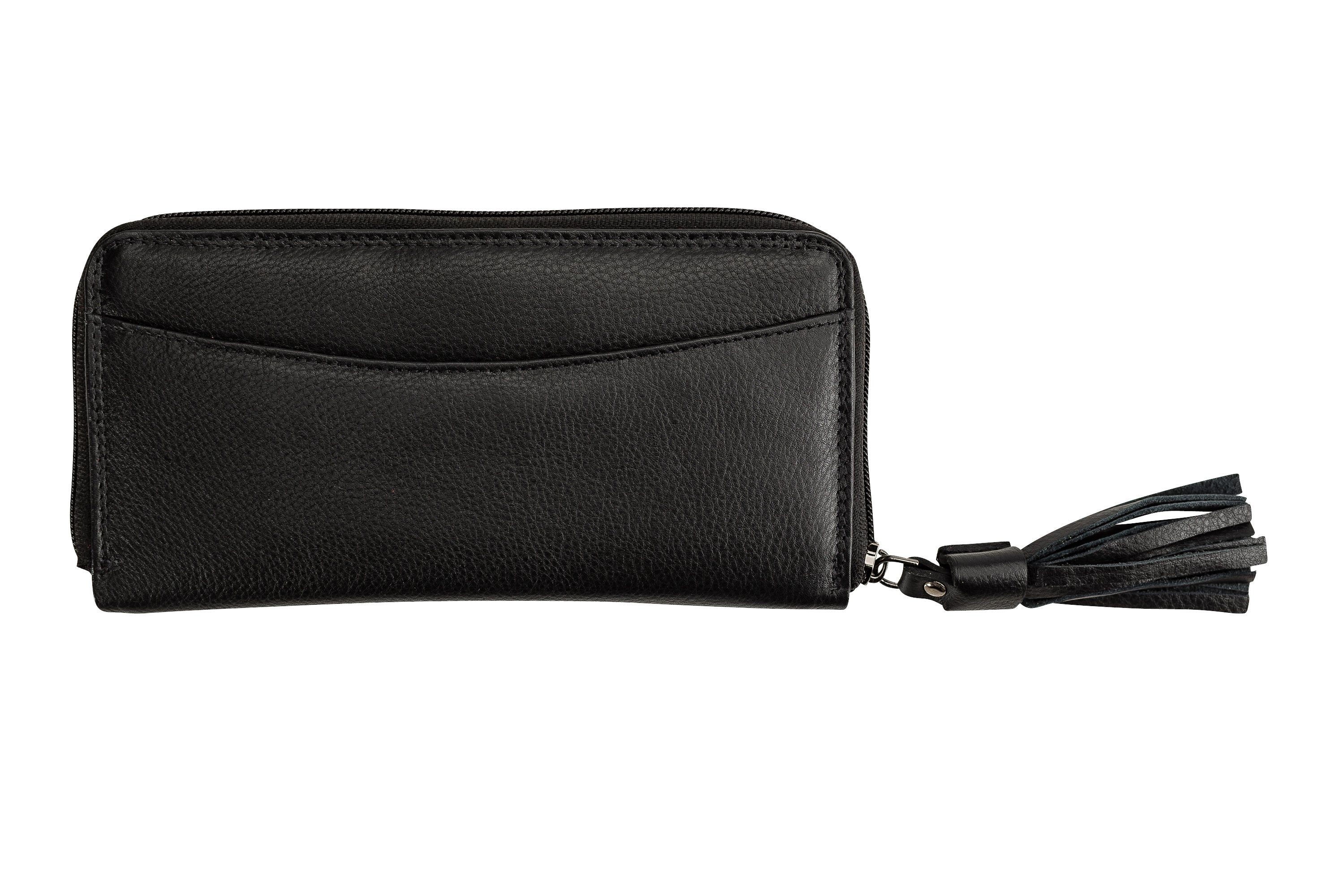 Josephine Osthoff Geldbörse Gulden Geldbörse Clutch schwarz