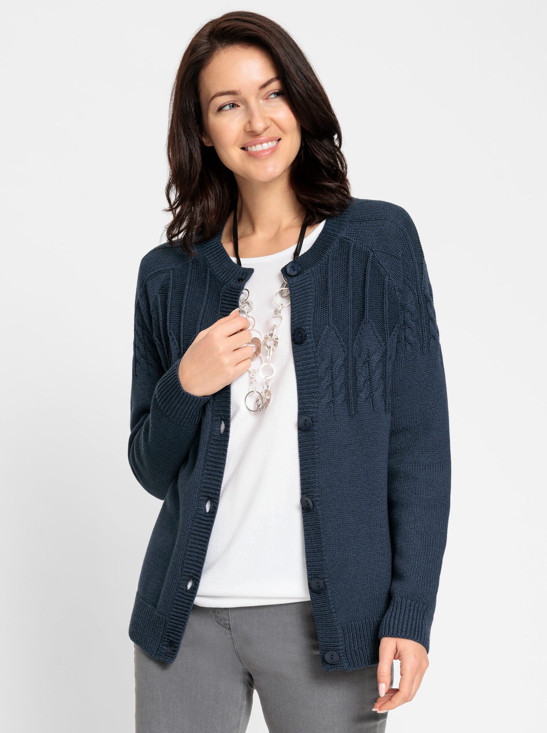 Witt Strickjacke Strickjacke Langarm