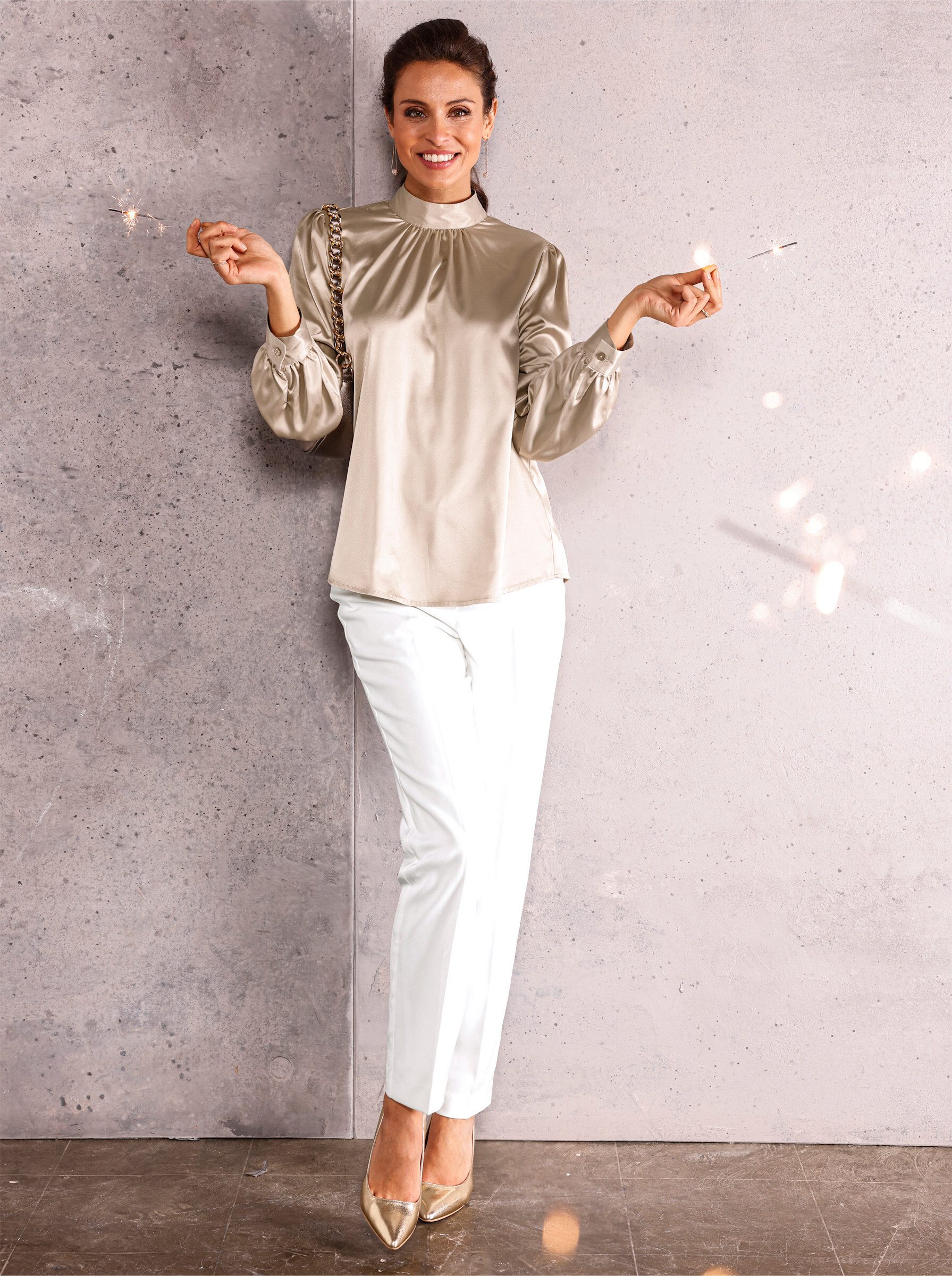 Witt Klassische Bluse Bluse Langarm