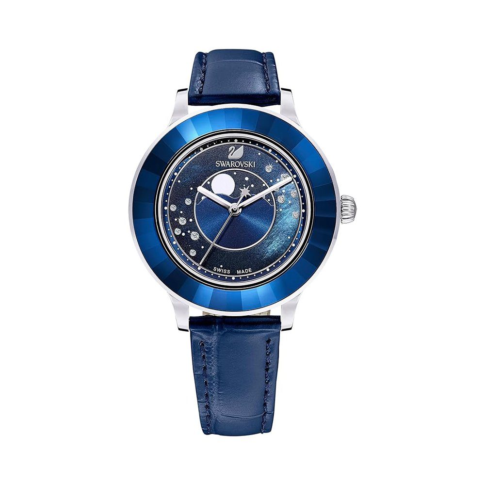 Swarovski Quarzuhr Octea Lux Moon Uhr von Swarovski 5516305, Octea Lux Moon Uhr von Swarovski - Blau