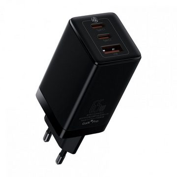 Baseus Ladegerät 65 W, Power Delivery mit GaN Tech, USB-Ladegerät m Notebook-Netzteil (Stecker:, Ausgangsleistung: 100 W)