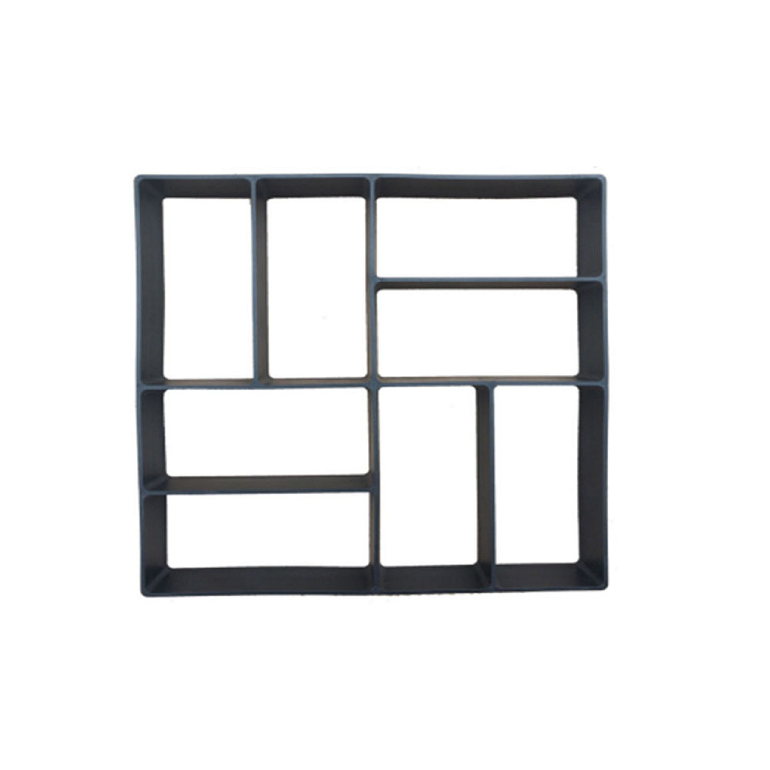 relaxdays Leichtbeton-Bauplatte Pflasterform 2er Set 40 x 40 cm, (2-St)