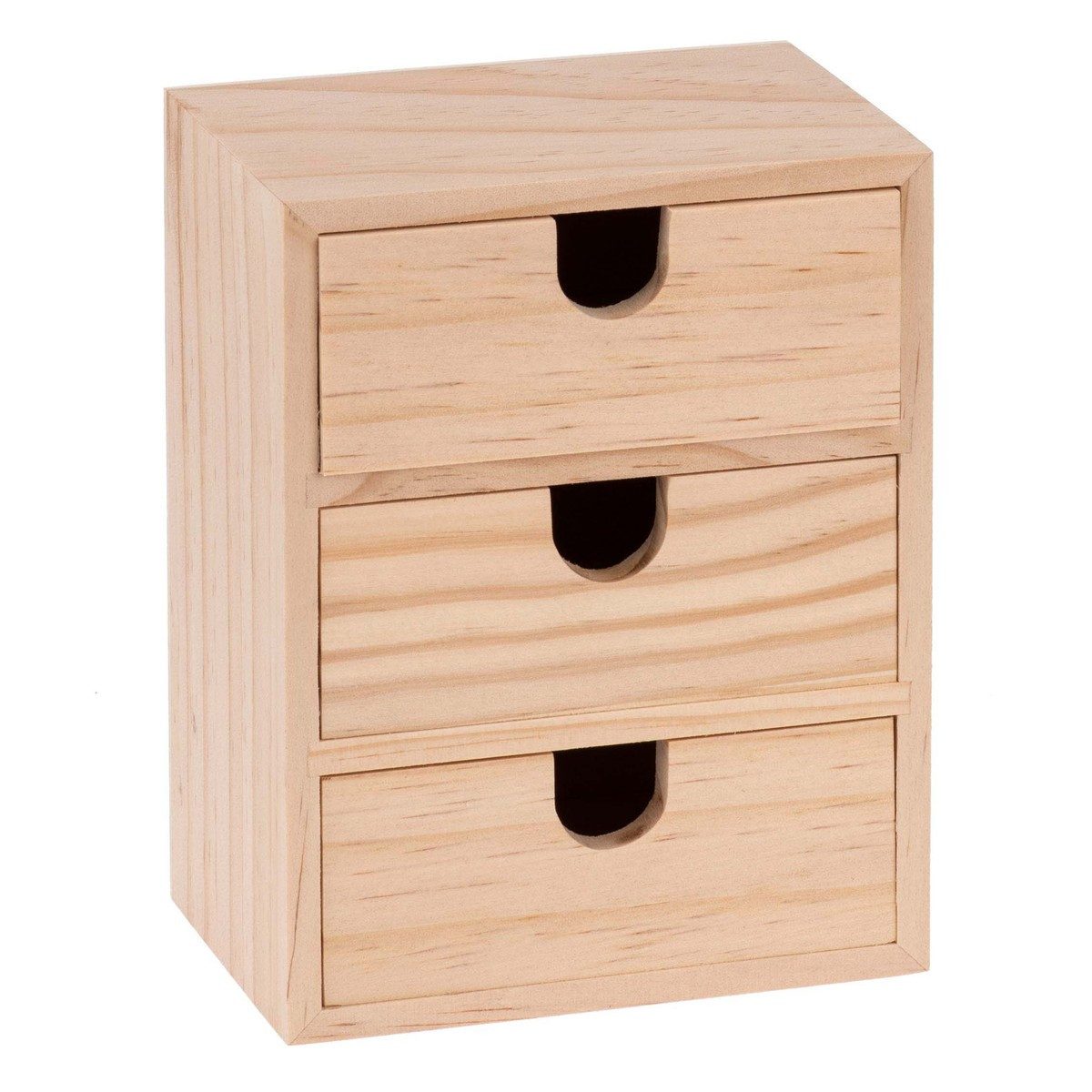 Haba Holzkiste GLOREX Holzbox mit 3 Schubladen