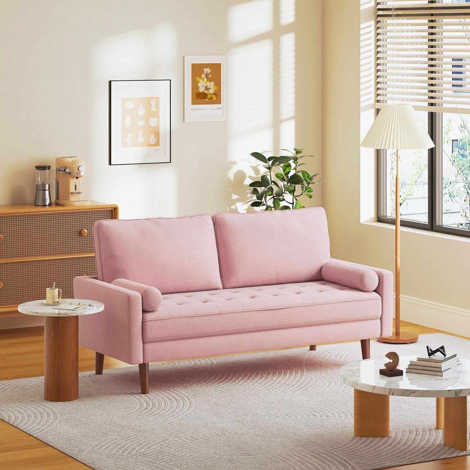Vesgantti Sofa 2 Sitzer Sofa, Leinenstoff günstig online kaufen