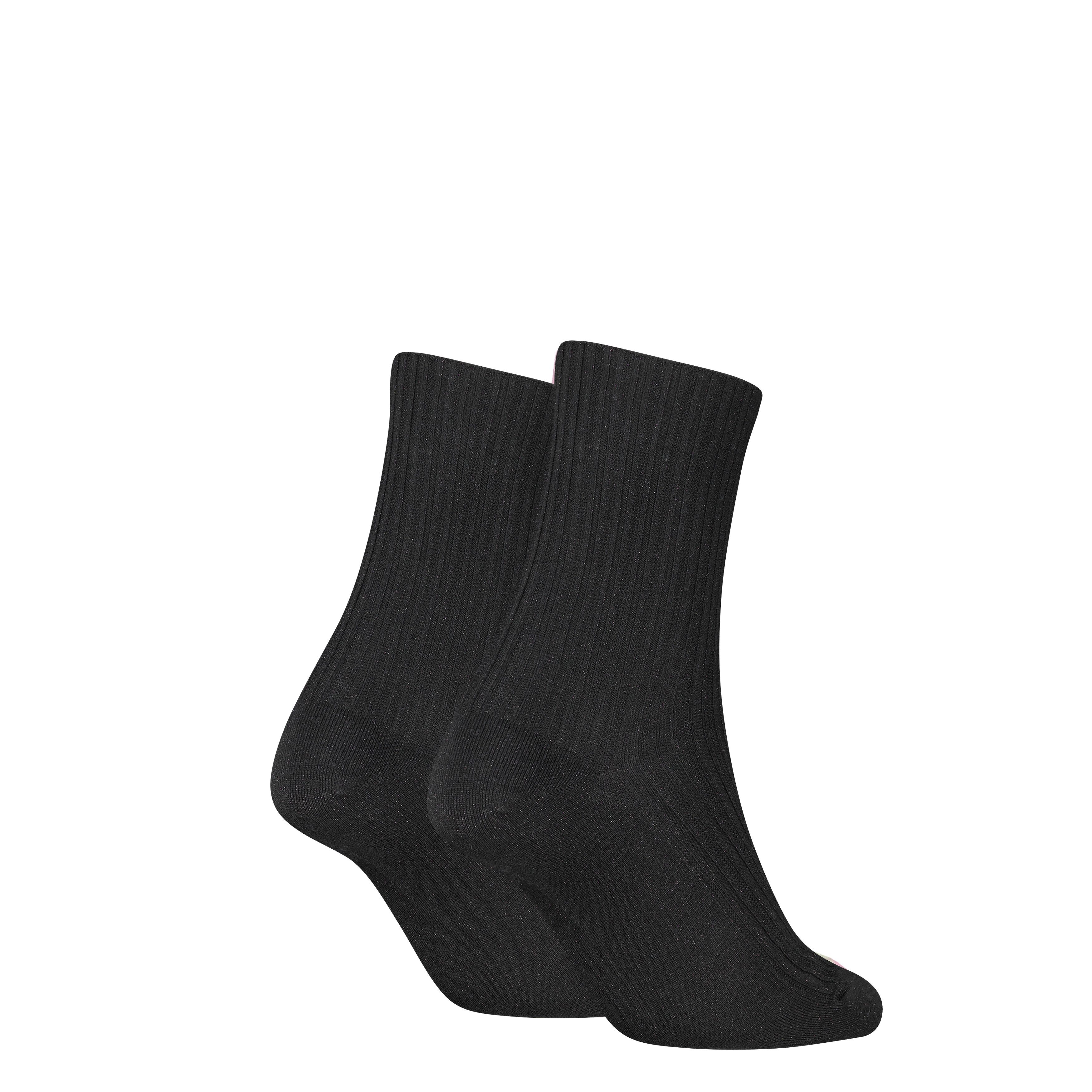 Calvin Klein Kurzsocken CK WOMEN SHORT SOCK 2P LUREX RIB ECOM (2 Paar)