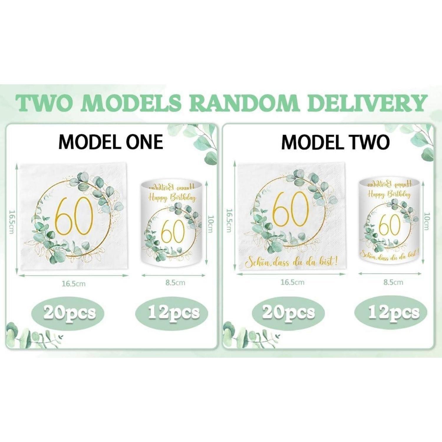 LuxusKollektion Dekohänger Servietten Windlicht Konfetti 60. Geburtstag Dek günstig online kaufen