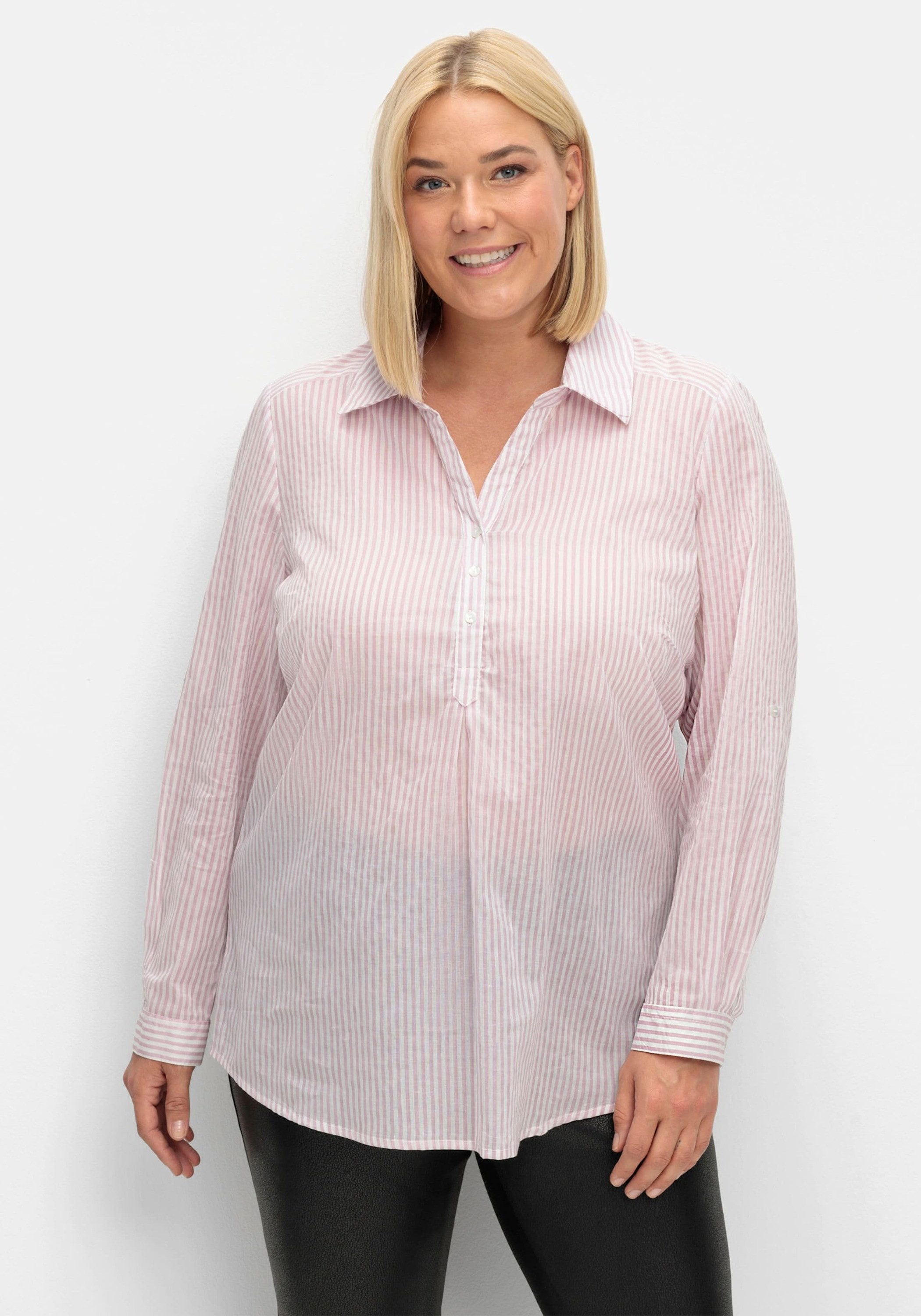 Sieh an! Klassische Bluse Bluse Langarm günstig online kaufen