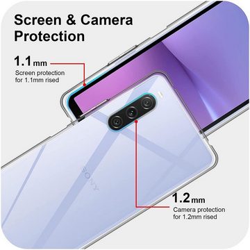 CoolGadget Handyhülle Transparent Ultra Slim Case für Sony Xperia 10 V 6,1 Zoll, Silikon Hülle Dünne Schutzhülle für Sony Xperia 10 V 2023 Hülle